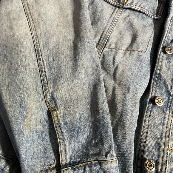 Men's Blue Harley Davidson XXXL Denim Jacket - Picture 2 of 12